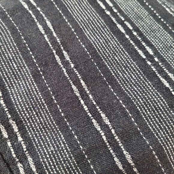 Briggs Women's Linen Blend Pull-On Pants Black Stripe Size X-Large - Picture 15 of 15